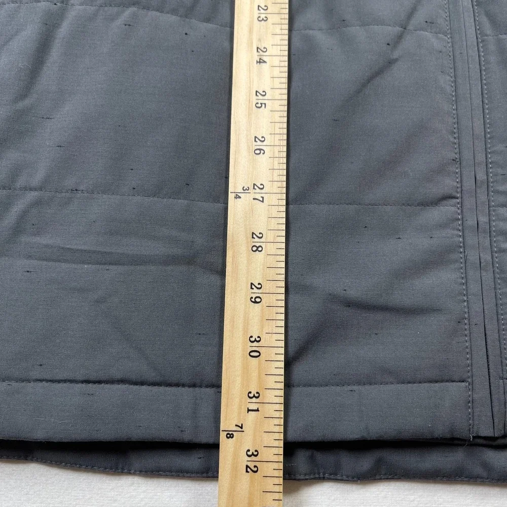 Travis Mathew Hooded Jacket Men 2XL Gray Stretch Drawstring Long Sleeve Full Zip